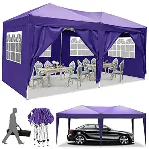 Pavillon (3×6) Hesyovy 3x3m/3x6m UV Schutz 50+ Faltpavillon