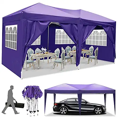 Pavillon (3×6) Hesyovy 3x3m/3x6m UV Schutz 50+ Faltpavillon