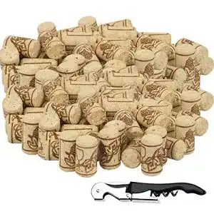 Korken BELIOF 100 Stücke Natürlich mit Weinöffner Set