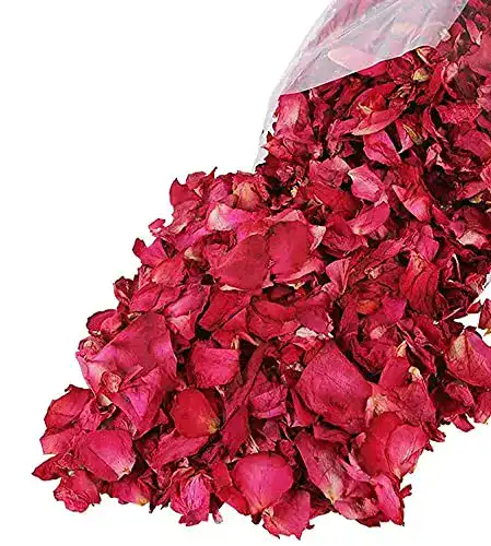 Rosenblätter Reccisokz 100g natürliche getrocknete echte Blumen