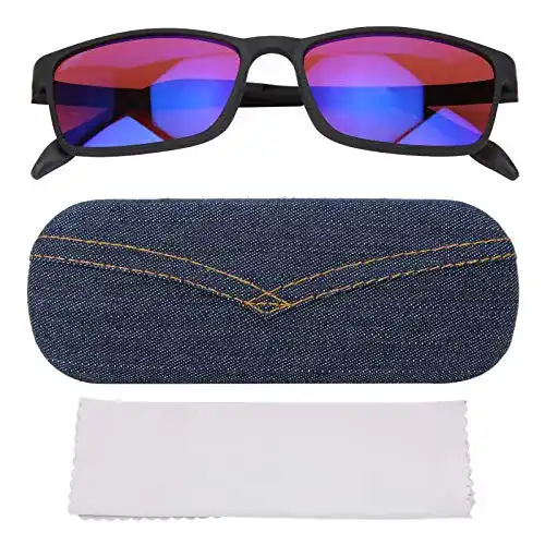 Brille für Farbenblinde Alomejor Farbenblinde Korrekturbrille Rot