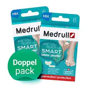 Blasenpflaster Medrull, Transparent, Hydrokolloid Pflaster 2 x 6 St.