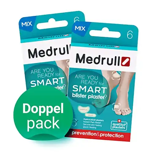 Blasenpflaster Medrull, Transparent, Hydrokolloid Pflaster 2 x 6 St.