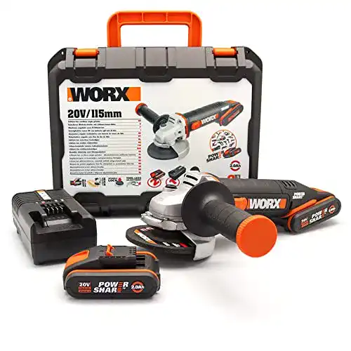 Akku-Winkelschleifer WORX WX800 Li-Ion 20V – Kompakt