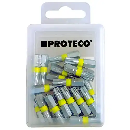 Torx-Bits Proteco-Werkzeug 25 x Profi Bit Bits Bitsatz Torx 40 C6
