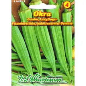 Okra-Samen Chrestensen Okra Gombo Ladyfinger