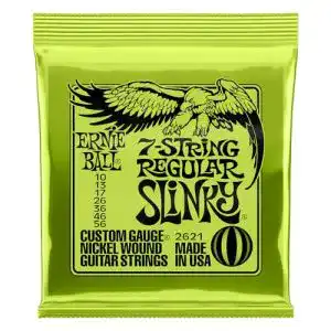 Ernie-Ball-Saiten Ernie Ball Regular Slinky 7-Saiter Nickel Wound