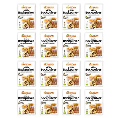 Backpulver BioVegan – Meister Bio – 51 g – 16er Pack