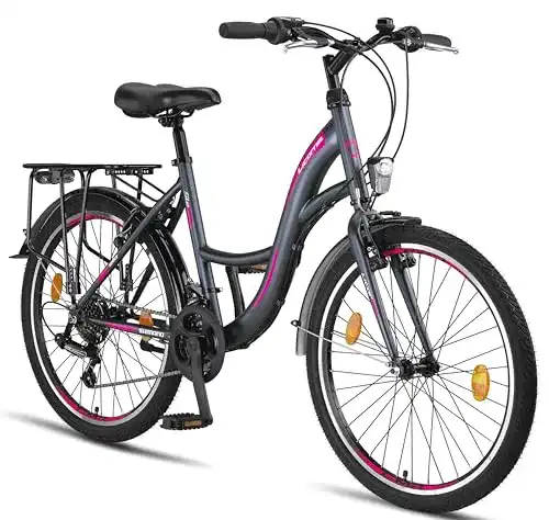 Tiefeinsteiger-Fahrrad Licorne Bike Stella Premium City Bike