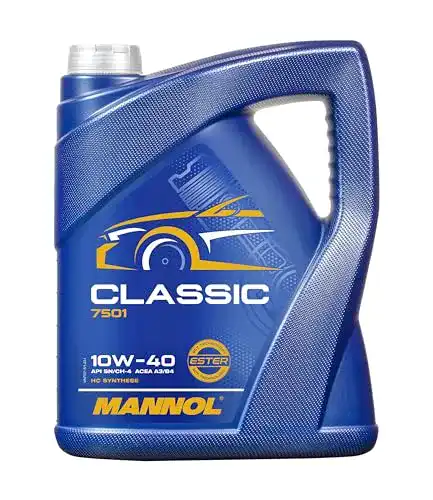 Die beste Motoröl 10w40 MANNOL Classic 10W-40 API SN/SM/CF Motorenöl 2026 Test Bestseller Motoröl 10w40 MANNOL Classic 10W-40 API SN/SM/CF Motorenöl