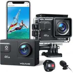 günstige Action-Cam WOLFANG GA300 Action Cam 4K 60FPS