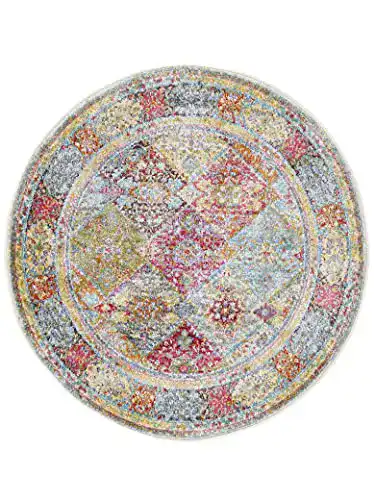 Vintage-Teppich carpetfine Vintage Teppich Harleen rund