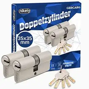 Gercar-Schließzylinder GERCAR Pro 2er Set Profilzylinder