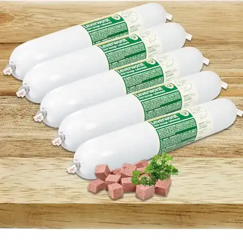 Die beste Hundeleberwurst Schecker Hunde Leberwurst 5 x 200g 2026 Test Bestseller Hundeleberwurst Schecker Hunde Leberwurst 5 x 200g
