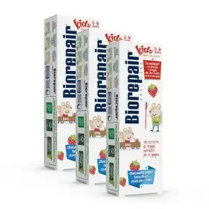 Babyzahnpasta Biorepair Zahnpasta zum Kinder 0-6 Jahre, 3er