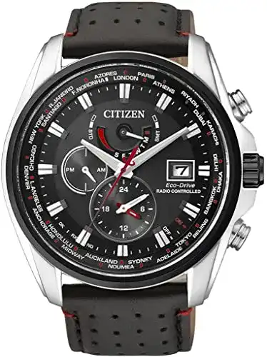 Eco-Drive-Uhren CITIZEN Herren Analog mit Leder Armband