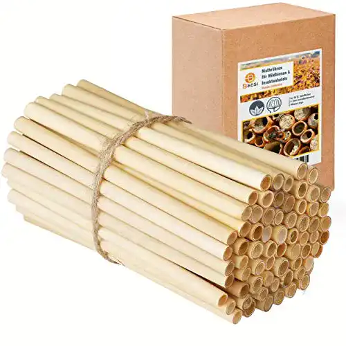 Füllmaterial Insektenhotel BEESI 95x Nisthülsen 14 cm lang