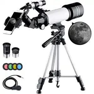 Teleskop BEBANG e für Astronomie, tragbares 70-mm-Refraktor