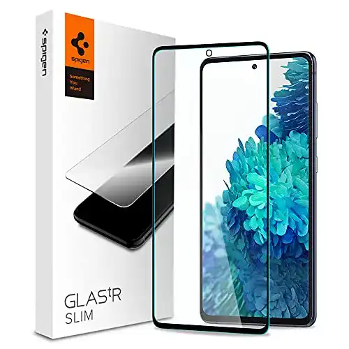 Samsung-Galaxy-S20-FE-Panzerglas Spigen Schutzfolie, Kristallklar