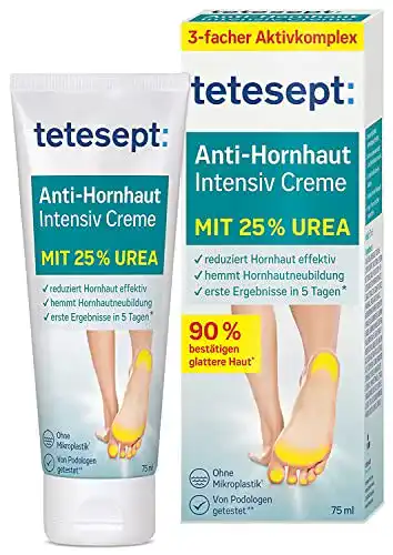 Urea-Fußcreme tetesept med foot care Anti-Hornhaut 1 x 75 ml