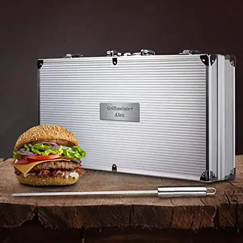Grillkoffer Smyla Personalisierter mit Gravur | 15-Teilig