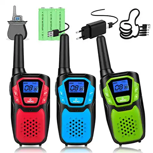 Walkie-Talkie Kinder Topsung walkie Talkie 3er Set，woki toki