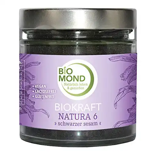 Schwarzer Sesam BIOMOND BIO Protein gemahlen, 200 g