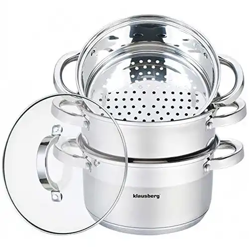 Die beste Mantowarka Klausberg Dampfkocher 20cm Set Induktion 2026 Test Bestseller Mantowarka Klausberg Dampfkocher 20cm Set Induktion
