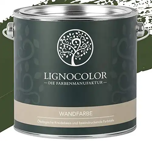 Wandfarbe Grün Lignocolor Wandfarbe Innenfarbe edelmatt 2,5 L