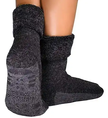 Alpaka-Socken dunaro 1 Paar ABS Anti Rutsch Socken