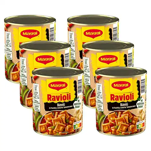 Dosenravioli Maggi Ravioli Diavoli, 6er Pack (6 x 800 g)