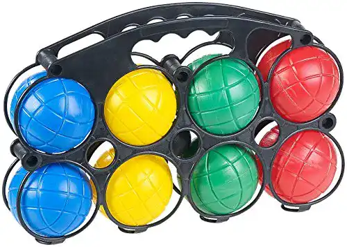 Boccia-Kugeln PEARL Boccia Spiel Kinder: Boule- & Boccia-Spiel