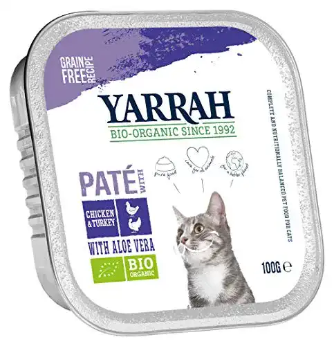 Die beste Yarrah-Katzenfutter Yarrah Pate Huhn Truthahn Aloe Vera 16 x 100g 2026 Test Bestseller Yarrah-Katzenfutter Yarrah Pate Huhn Truthahn Aloe Vera 16 x 100g
