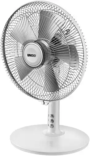 Unold-Ventilator Unold Tischventilator Silverline, 3-stufig