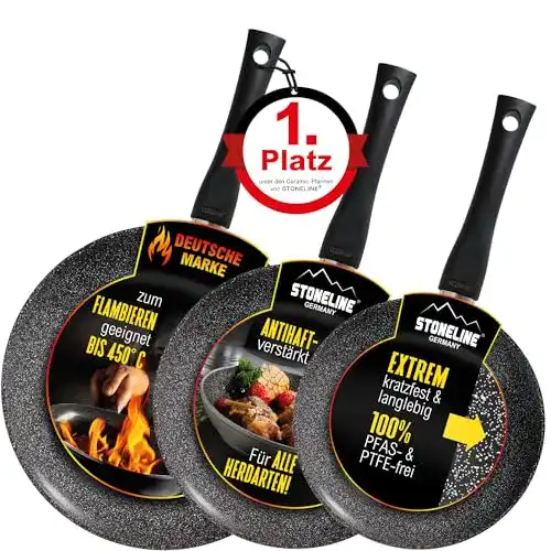 Keramik-Pfannen-Set STONELINE Ceramic Pfannenset 3 teilig