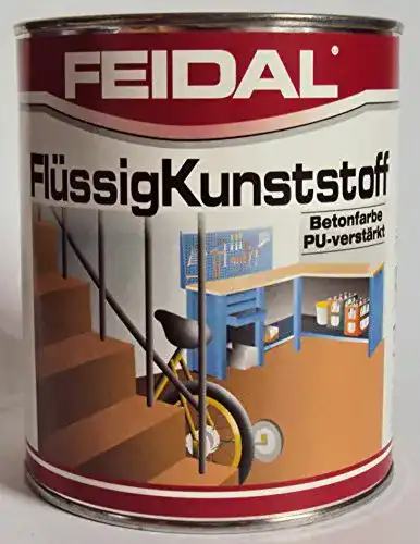 Betonfarbe Feidal Flüssigkunststoff, Steingrau RAL 7030 / 750 ml