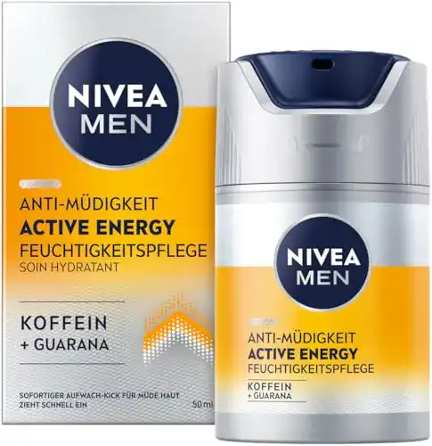 Die beste Nivea-Tagescreme Nivea Men Active Energy Gesichtspflege 50 ml 2026 Test Bestseller Nivea-Tagescreme Nivea Men Active Energy Gesichtspflege 50 ml