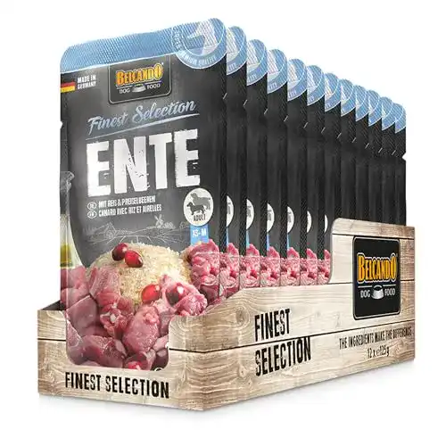 Die beste Belcando-Nassfutter Belcando Frischebeutel 12x125g Ente 2026 Test Bestseller Belcando-Nassfutter Belcando Frischebeutel 12x125g Ente