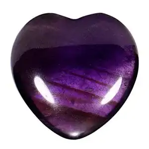 Herzsteine Morella Edelstein Amethyst Herz Glücksbringer 3 cm
