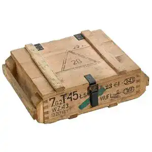 Munitionskiste Kistenkolli Altes Land T45 Natur ca 49x37x18cm