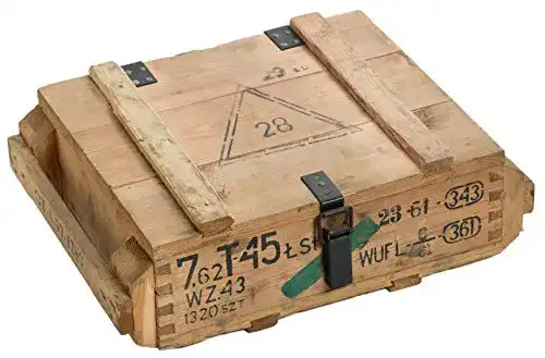 Munitionskiste Kistenkolli Altes Land T45 Natur ca 49x37x18cm