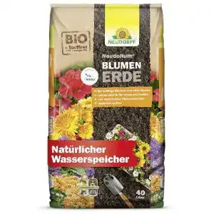 Torffreie Erde Neudorff NeudoHum BlumenErde 40 Liter Sack