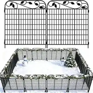 Steckzaun Amagabeli Garden Home 1.12M X 0.9M X 2 Stück