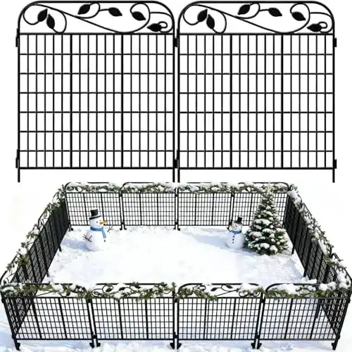 Steckzaun Amagabeli Garden Home 1.12M X 0.9M X 2 Stück