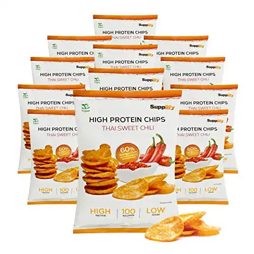 Protein-Chips Supplify (Thai Sweet Chili, Vegan) – (12x50g)