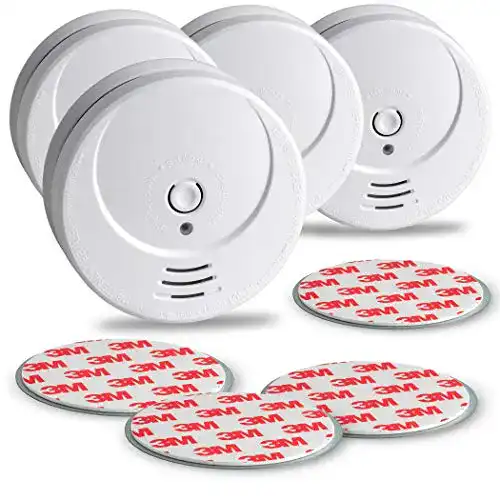 Rauchmelder-Set SEBSON 10 Jahres Rauchwarnmelder – 4er Set