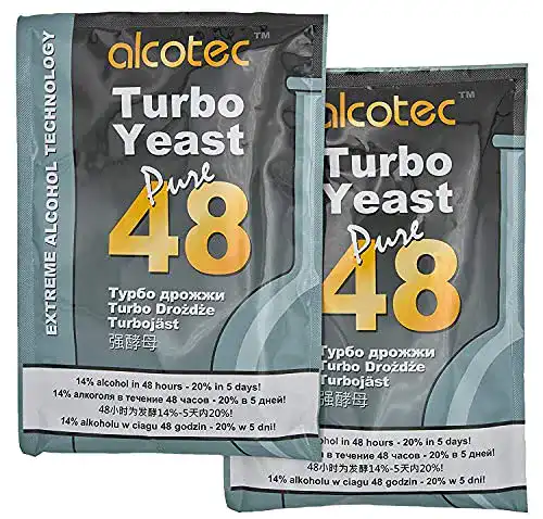 Hefenährsalz Alcotec 2x Turbohefe 48H, 20% in 5 Tagen