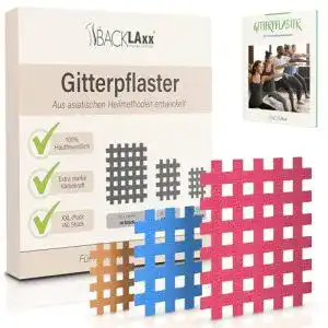 Schmerzpflaster BACKLAxx ® Gittertape 140 Stück