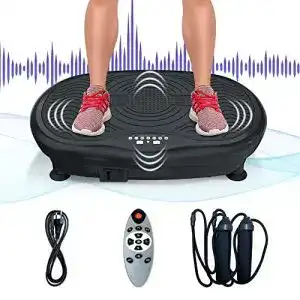 Vibrationsplatte 150 kg Merax Vibrationsplatte, LCD Display