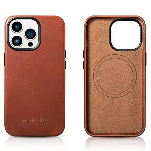 iPhone-14-Pro-Max-Leder-Case Mobiskin Hülle